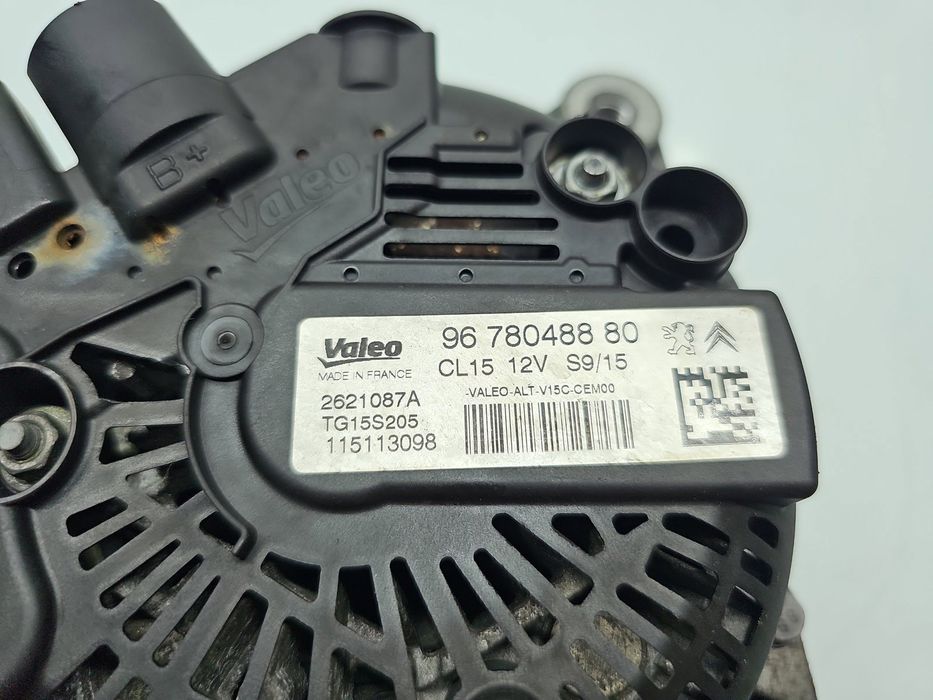 Alternator PEUGEOT Partner (II) [Fabr 2008-2018] 9678048880 1.4 HDI DV