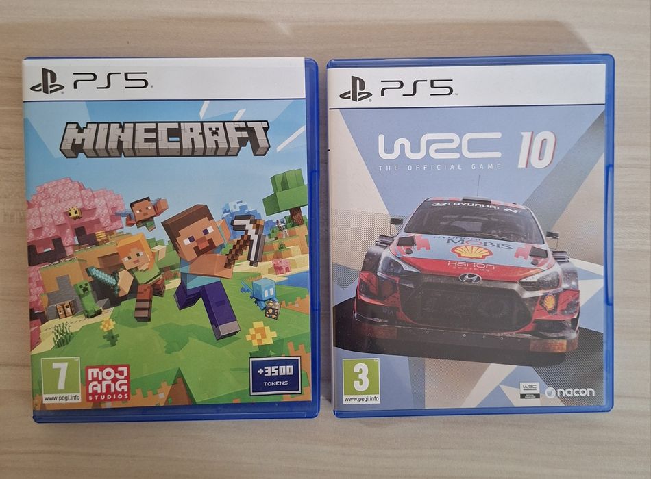 Оригинални игри за PS5 Minecraft и WRC 10