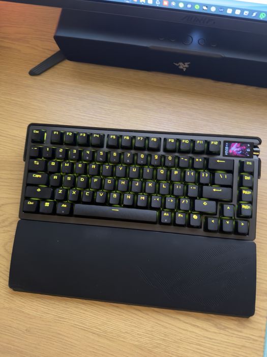 Tastatura gaming, ASUS, Wireless, ROG Strix Scope II 96 RX Snow, RGB