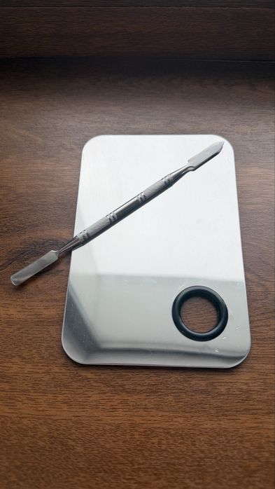 Палитра для смешивания макияжа из нержавеющей стали