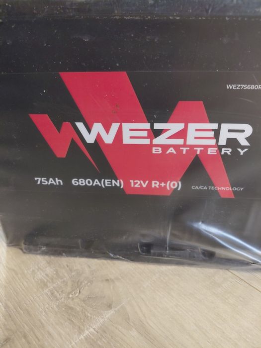 АКБ Аккумулятор 75 Аh  WEZER