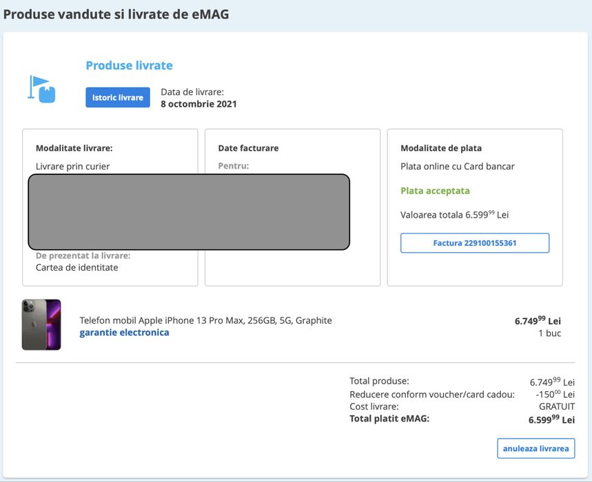 iPhone 13 Pro Max 256 Gb