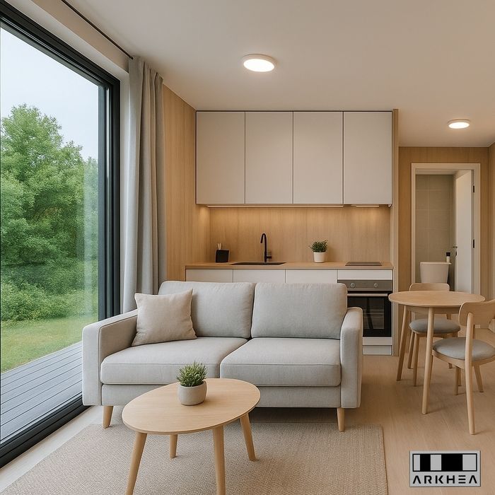 Căsuța lemn, Tiny House, timberFrame