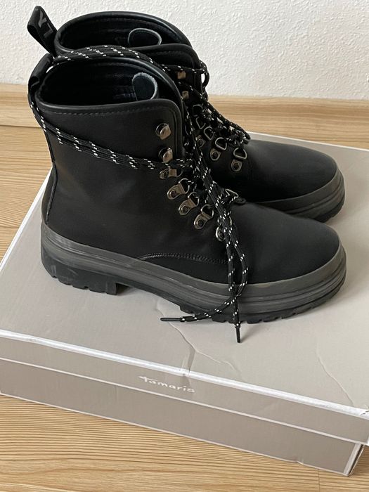 Черни кожени боти Sixtyseven