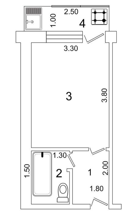 Продаю 1-комнату 21м2. Яшнабадский р-он Авиасозлар-4. 4-этаж 4-этажном