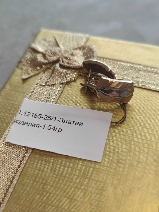 Златни Обеци 1.54гр 14к