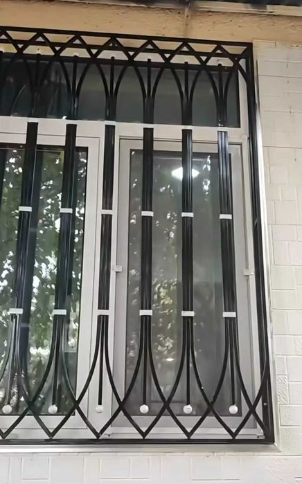 РЕШЁТКИ НА ОКНА , на Балкон козырек карниз panjara rewotka temir kovka