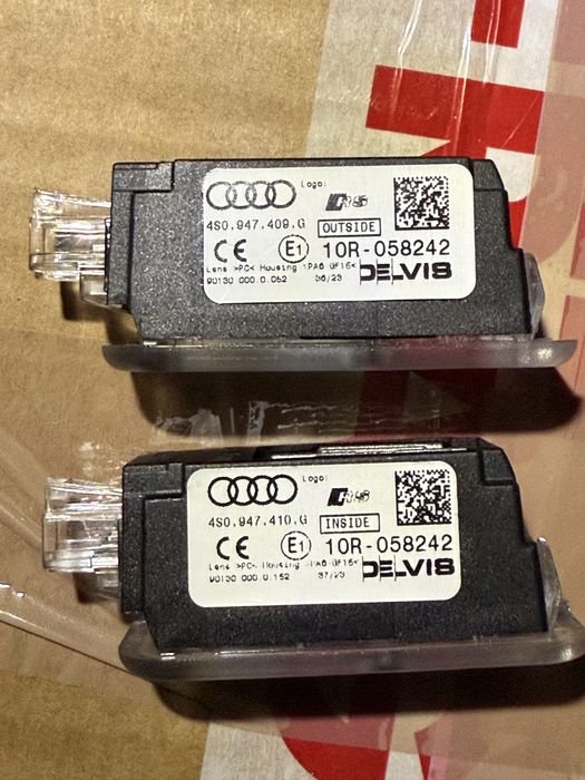Lampi portiere Logo Audi, Cerculete, RS, Audi Sport Originale