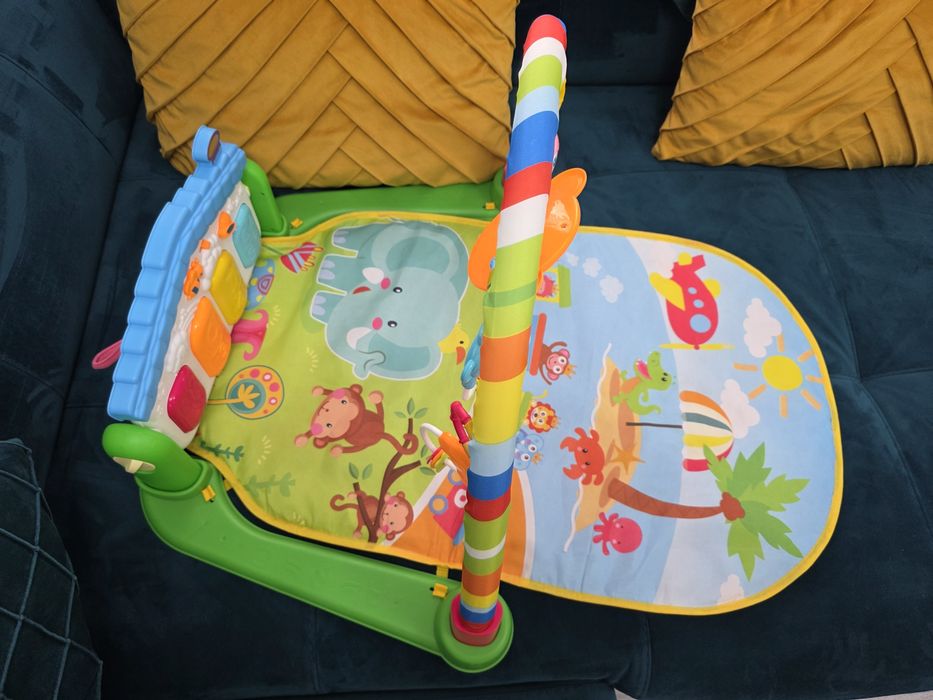 Jucarie - Centru de activitati Piano Fun deluxe 3 in 1 pentru bebelusi