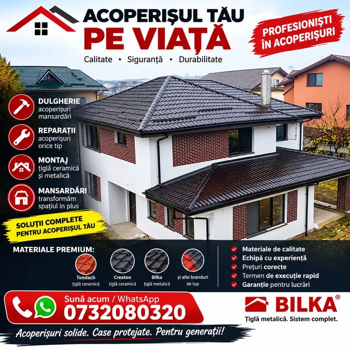 Acoperisuri Mansarde Reparatii Iași - Montaj si Renovari Complete - Deviz Gratuit