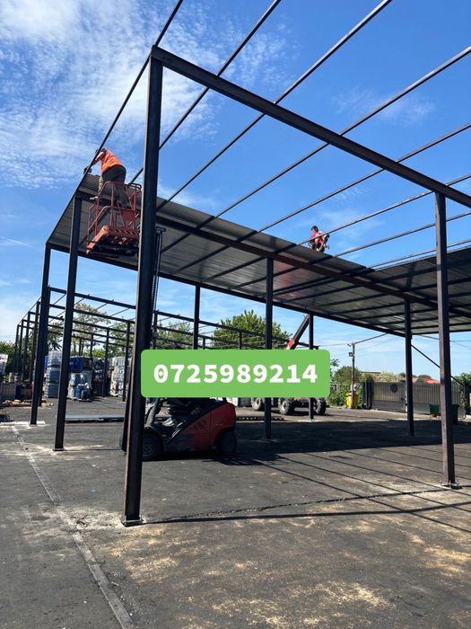 Vand hala metalica cu proiect si montaj fundatii pardoseli containere