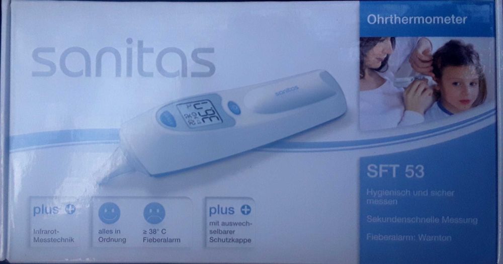 TERMOMETRU electronic digital pt ureche SANITAS Germania NOU - 100 Lei