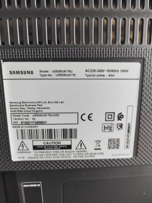 Смарт Телевизор Samsung 50 инча Ultra HD 4K