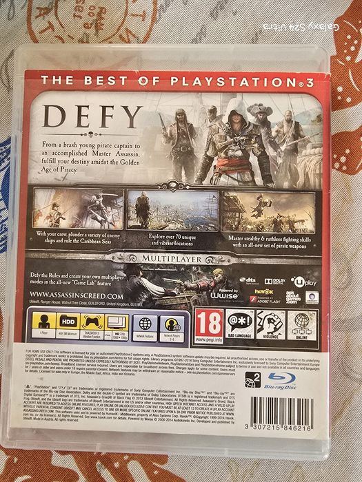 Продавам Assassin's creed IV Black flag за PlayStation3