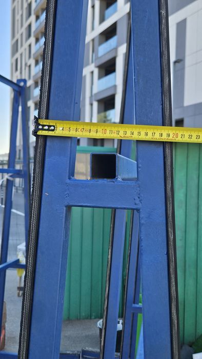 Vând rastel capra tâmplărie pvc aluminiu sticla transpor macara