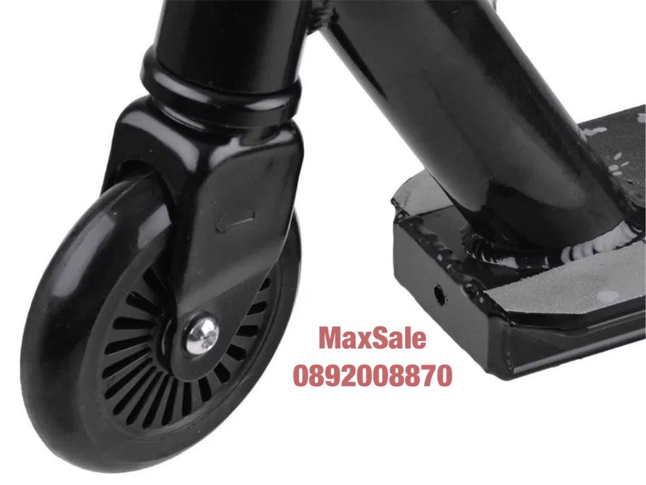 Тротинетката Skate Pro Freestyle червено за stunt стънт скокове трик