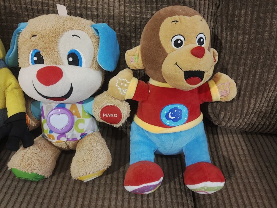 Говорещи, пеещи музикални играчки, куче, маймунка