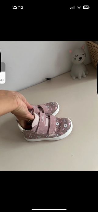 Pantofi piele naturala Geox, marimea 25