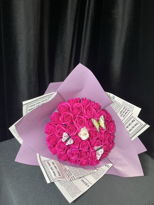 Aranjamemte florale trandafiri din sapun