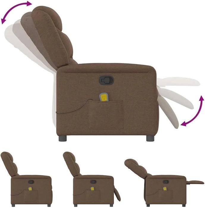 Акцентен фотьойл с функция за масаж за хол,спалня ,офис ,заведение, салони