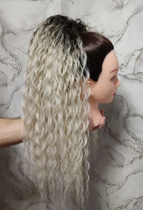 Афро хвосты на крабиках.