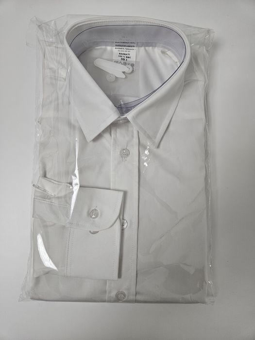 Cămașă Albă NOUĂ barbati 70% REDUCERE