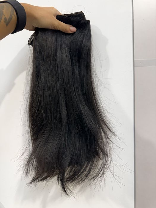 Естествена коса/ права с двойна плътност