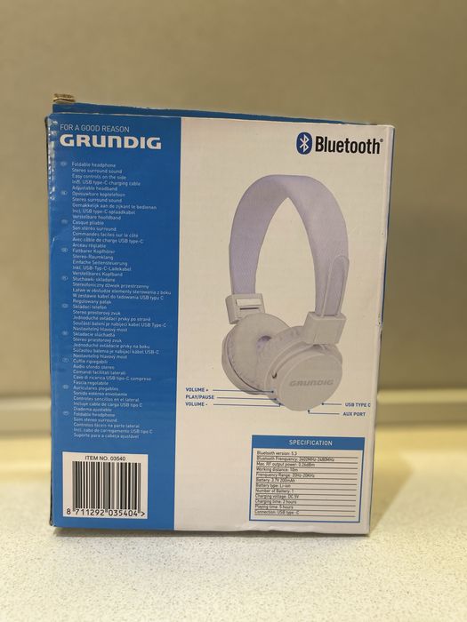 Безжични слушалки Grundig (Bluetooth 5.3)