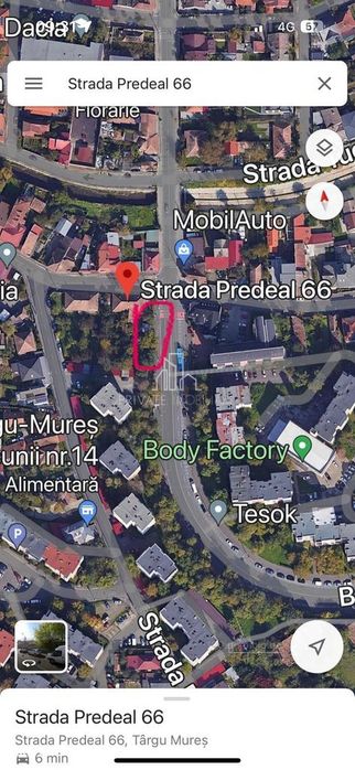 Teren 575 Mp Cu PUZ APROBAT ptr BLOC, Bd Pandurilor, Zona Tudor - Vedere 5