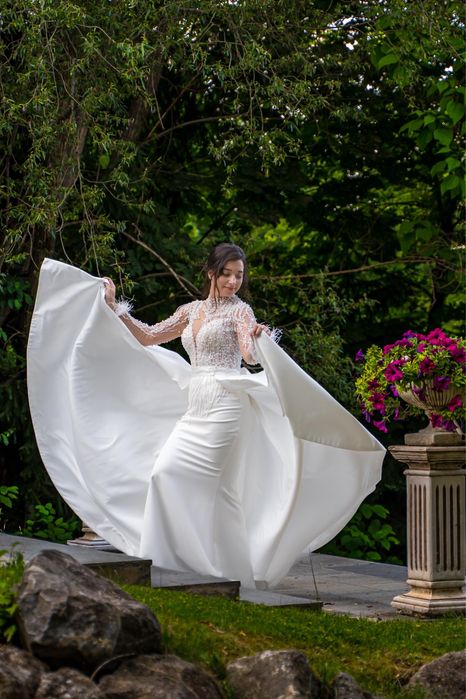 Rochie de mireasa 2 in 1