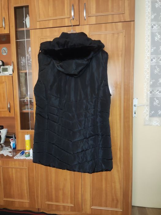 Vestă lunga cu blăniță