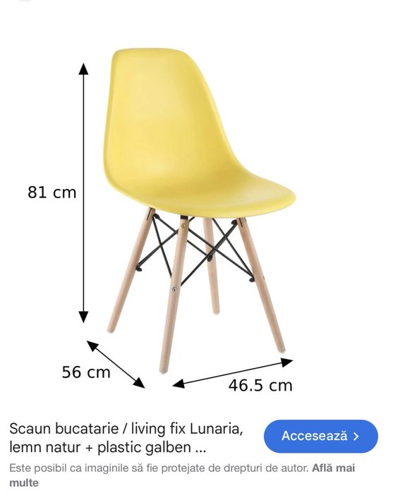 Scaune bucatarie 4 buc
