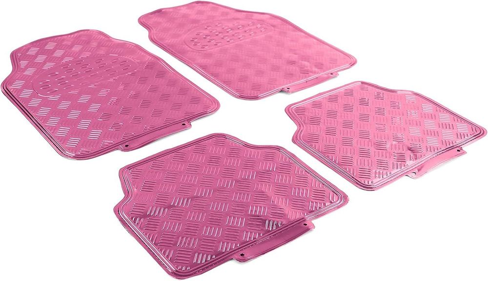 стелки за кола pvc alu look розови 4броя sumex apa 60рк