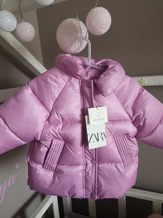 Розово детско яке Зара размер 2 години