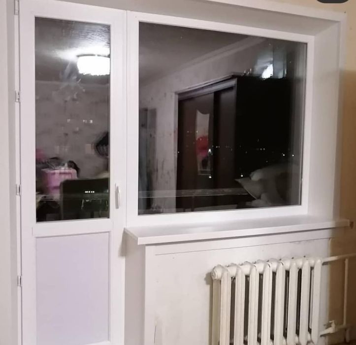 Пластиковые окна, балкон под ключ