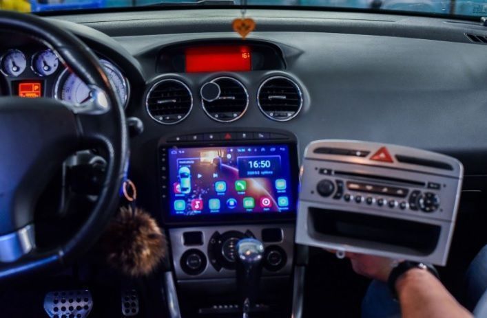 Peugeot 308 408, 2008-2016 - 9'' Навигация андроид Мултимедия, 9107