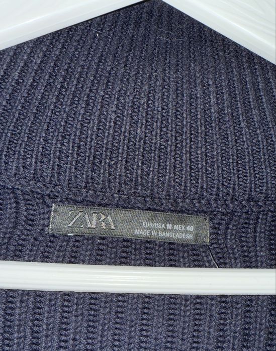 Вязаная кофта Zara на молнии