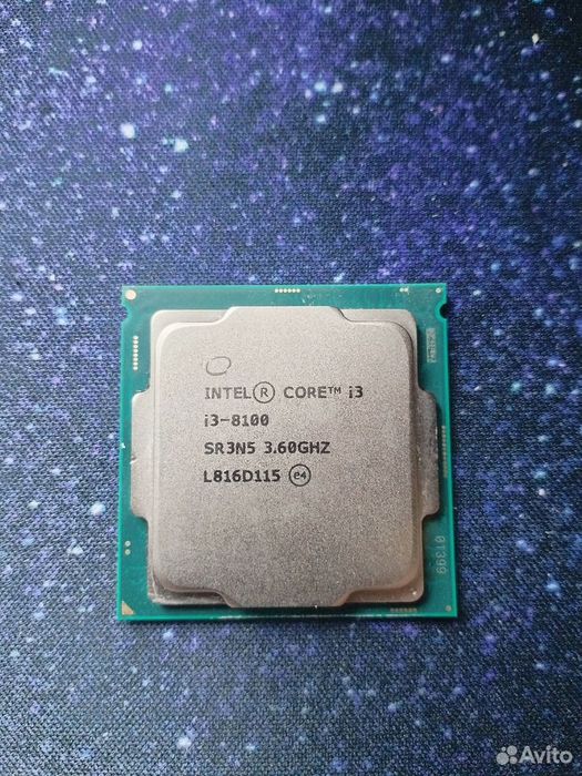 Процесор intel core i3 8100
