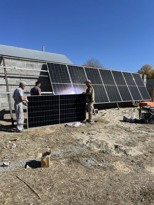 Установка солнечных батарей