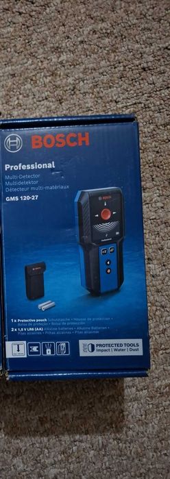 Detector digital de metale, cabluri și lemn Bosch Professional GMS 120-27 (3 buc)