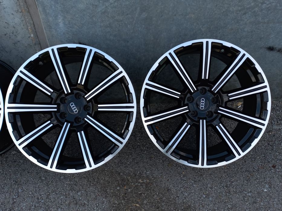 20.Audi S.LINE Q7 Q5 Q3 A8 A7 A6 A5 A4 BLACK POLISH 9ж ет33 Чисто Нови