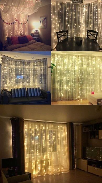 Лед Светещ Маркуч 10метров в Шарен и в Червен Цвят 36лв НОВО