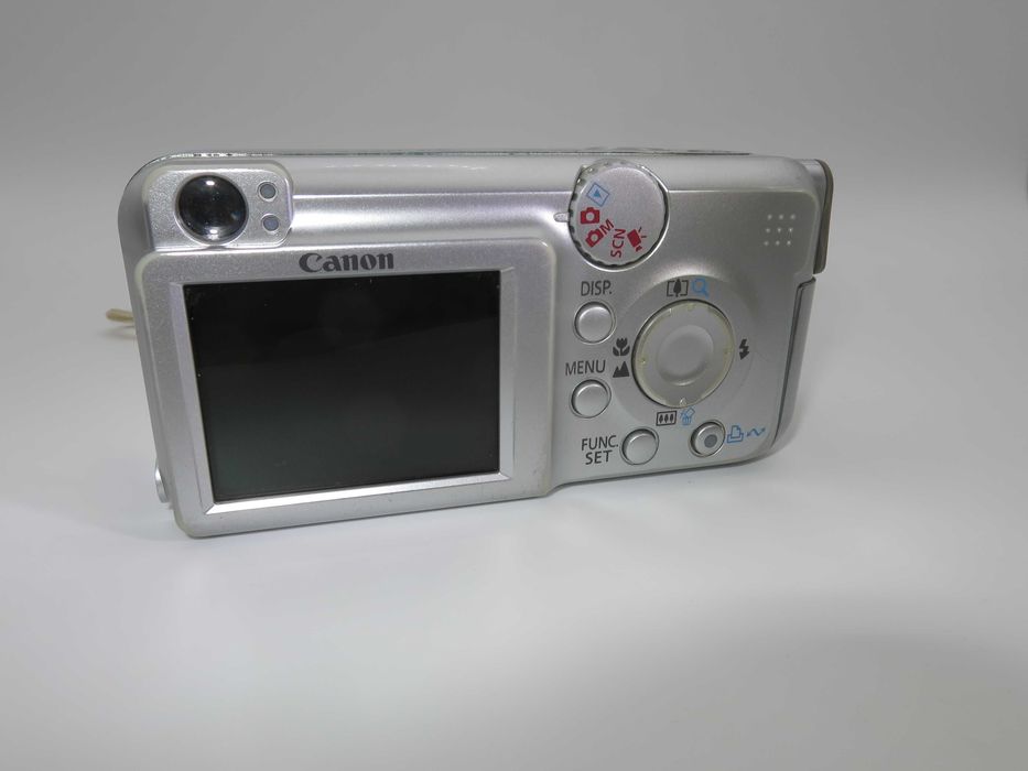 Canon A460 розова дигитална камера, компактен цифров фотоапарат, комплект с карта памет, работи отлично
