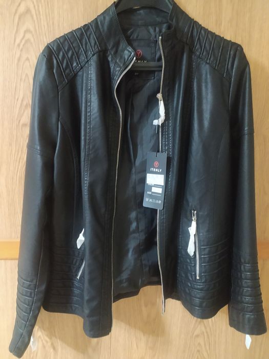 Неизползвано дамско яке - изкуствена кожа