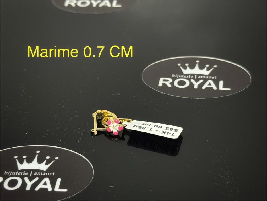 Bijuteria ROYAL : Cercei AUR 14K NOU / 1.35 GR