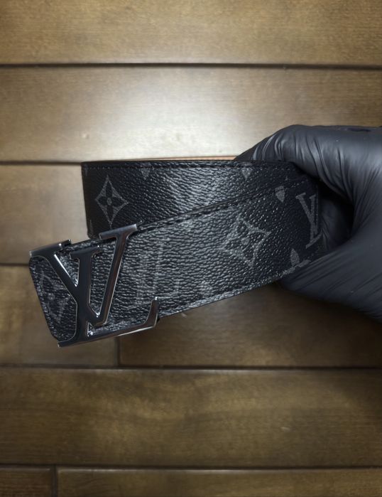 LV belt black 110 cm