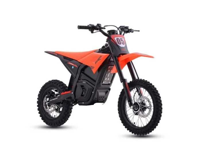 Motocicleta Surron DirtBike PitVolt 6000W 17"/14" 25 Ah Li-Ion, Portocaliu
