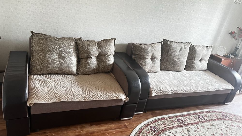 Продам диван с креслом раскладной