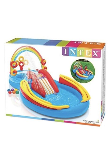 Piscina gonflabila cu fantana arteziana Intex