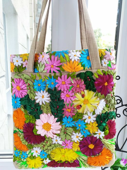 Сумка шопер ручной работы